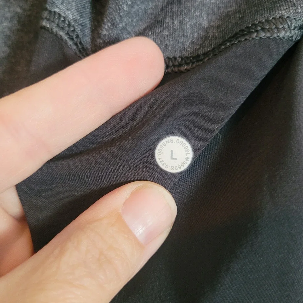 Lululemon Intent Jogger Pants Mens Large Heathered Gray Athletic Tapered‎ Cuffs